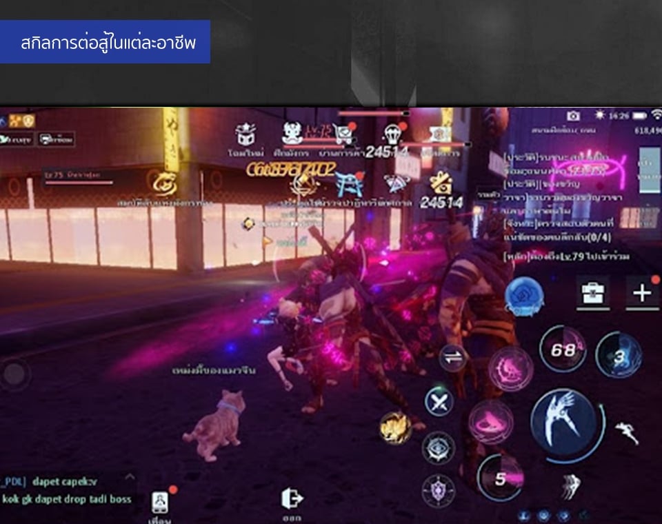 สกิลในเกม dragon raja